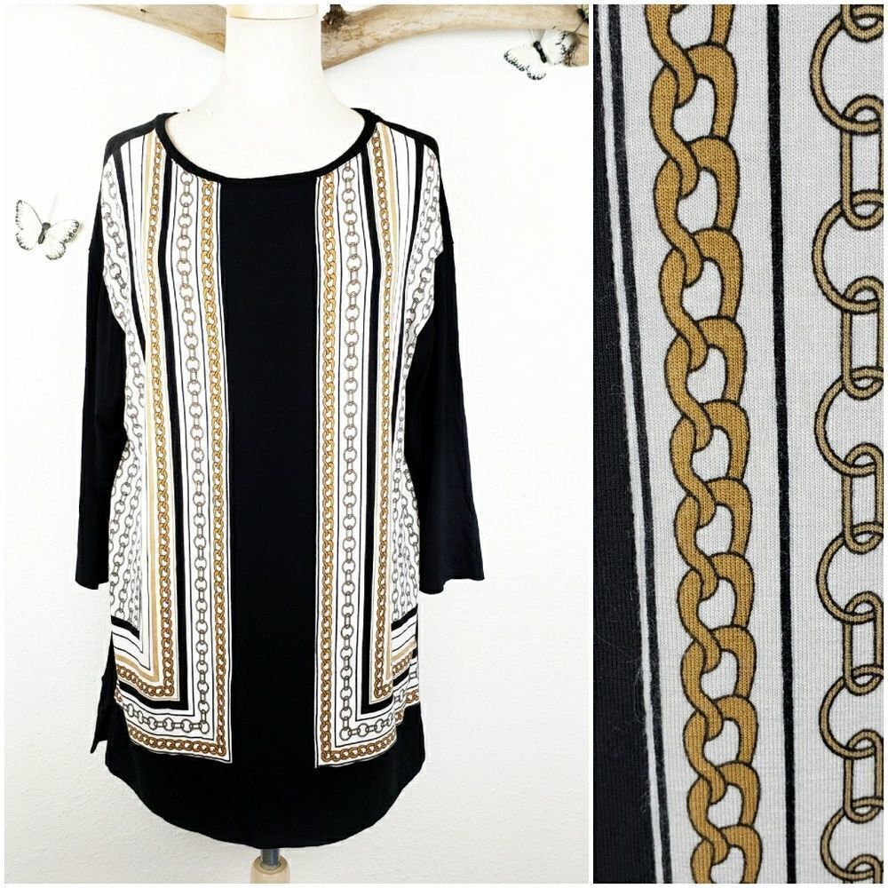 Chicos  chain decal tunic